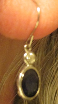 xxM1256M Dangle Sapphire earrings Takst-Valuation N.kr. 7500